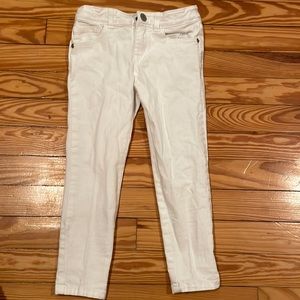 3/$12 Bundle & Save! Gymboree Girls White Skinny Jeans 6